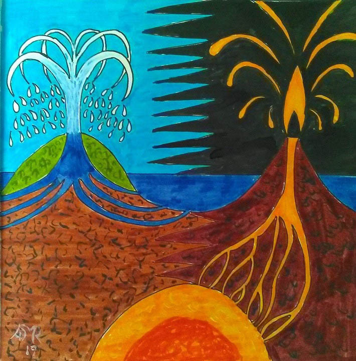 a flame and a fountain alan rayner occurrity