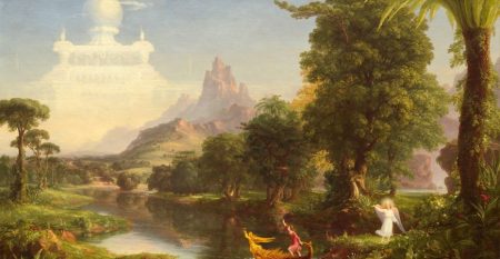 Thomas Cole Voyage of Life Childhood