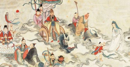 Chinese Immortals Ritual Painting Unknown Artist